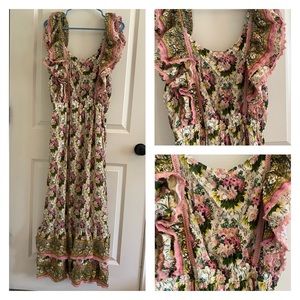 *NWOT* TIERED RUFFLE MAXI